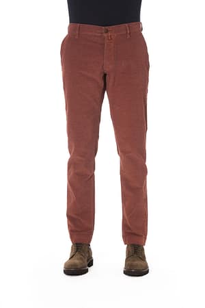 Jacob Cohen Burgundy Cotton Jeans & Pant