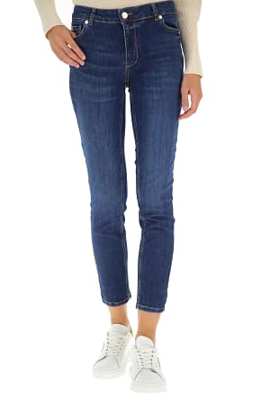 Silvian Heach Blue Cotton Jeans & Pant