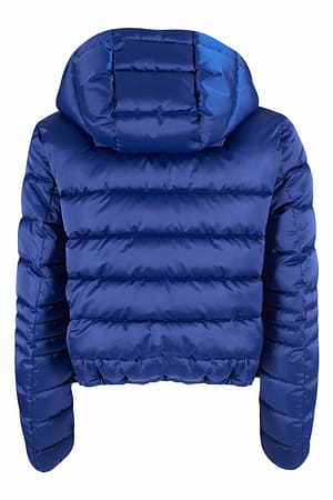 Blue Polyester Jackets & Coat