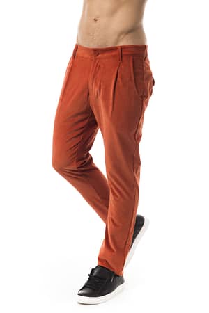 BYBLOS Orange Cotton Jeans & Pant