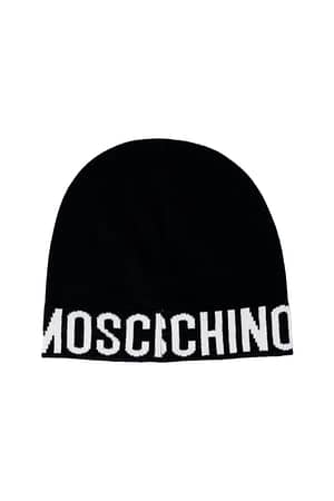 Moschino Cappello LOGO KNITTED