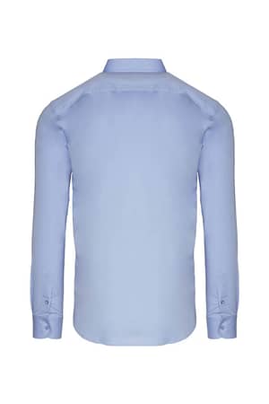 Light Blue Cotton Long Sleeve Shirt