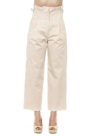 Peserico Beige Cotton Jeans & Pant