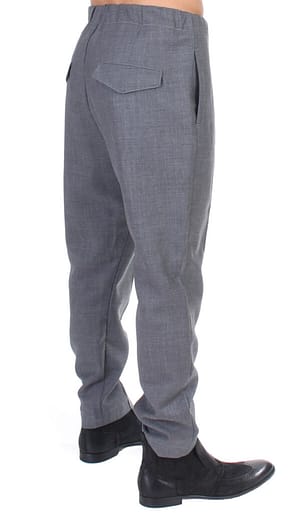Costume National Gray casual pleated pants