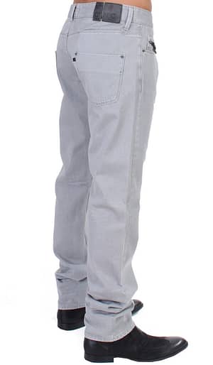 Costume National Gray denim regular fit jeans