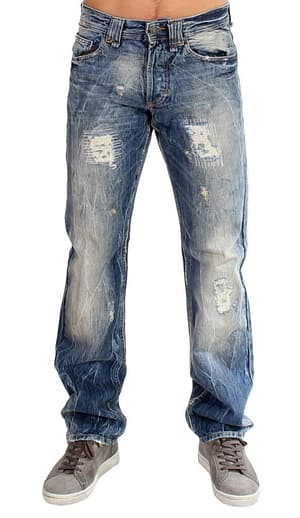 John Galliano Blue washed cotton Jeans