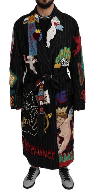 Dolce & Gabbana Alpaca Wool BELLEZZA Coat Nightgown Robe