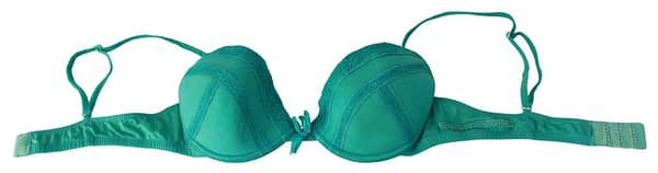 Green push up bra 100% cotton underwear
