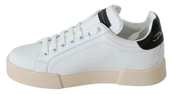 White pink leather classic sneakers shoes