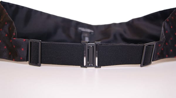 Black waist tuxedo smoking belt cummerbund