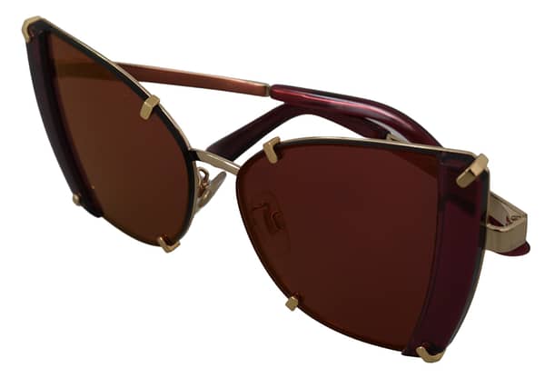 Dg2214 violet women cat eye mirrored eyewear sunglasses