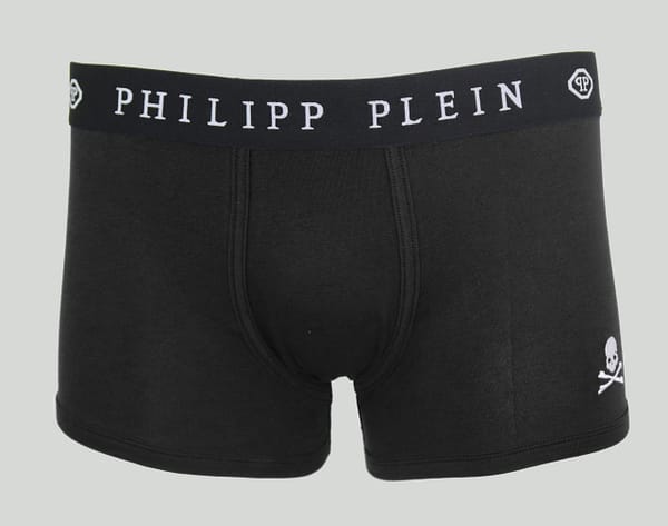 Philipp plein black cotton underwear