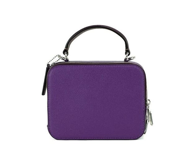 Disney ursula motif crossgrain leather box crossbody handbag
