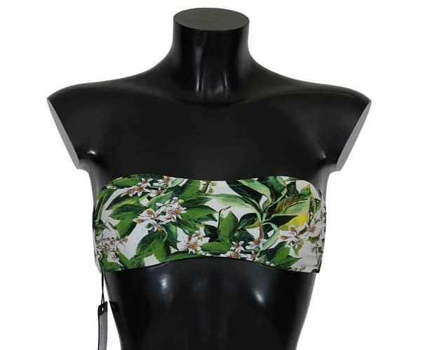 Dolce & gabbana chamomile print bikini top