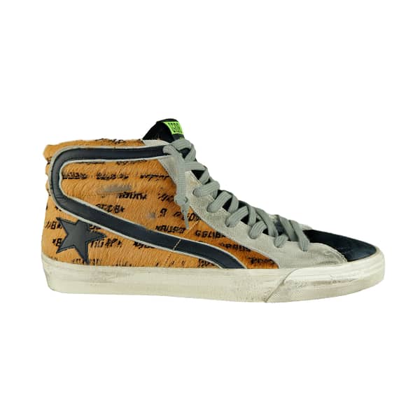 Golden goose brown leather sneakers
