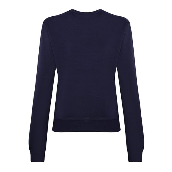 Blue cotton sweater