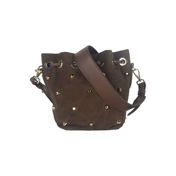 Brown calfskin handbag
