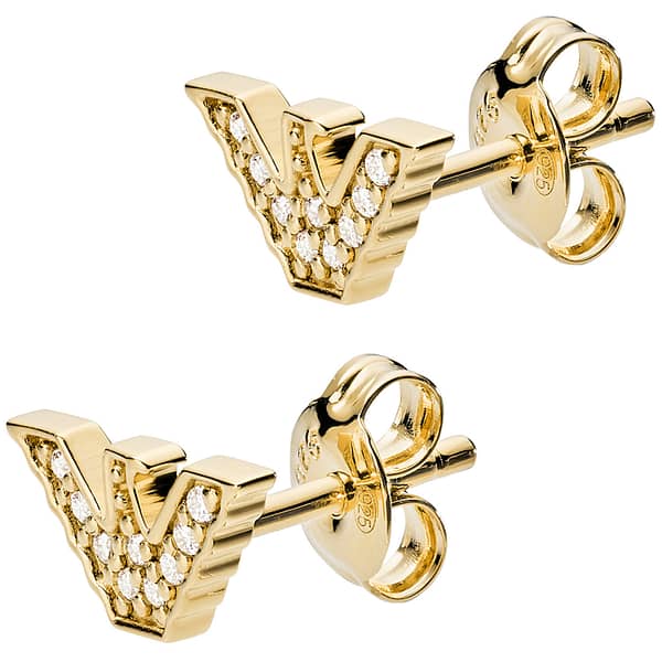 Emporio armani gold women earrings