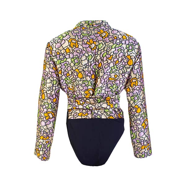 Multicolor skirt + jacket bodysuit