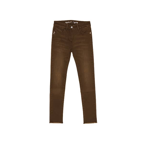 Brown cotton jeans & pant