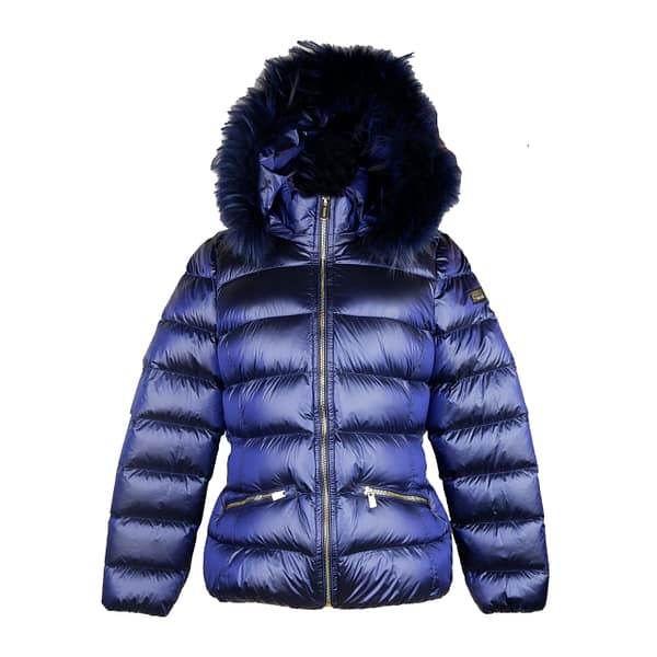 Yes zee blue nylon jackets & coat