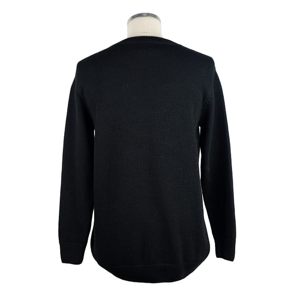 Black acrylic sweater