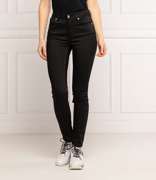 Black cotton jeans & pant