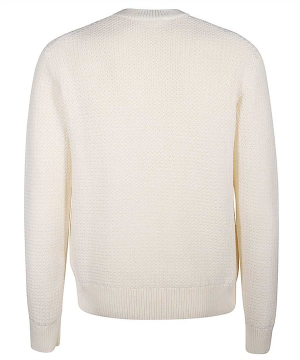 White wool sweater
