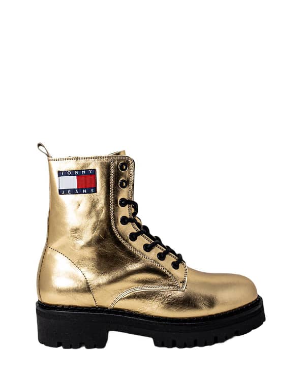Tommy hilfiger jeans tommy hilfiger jeans scarpa metallic lace up boot
