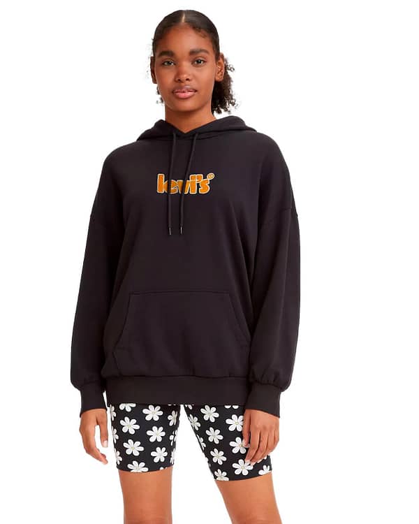 Levi`s prism hoodie hoodie chenille poster logo a0801-0018
