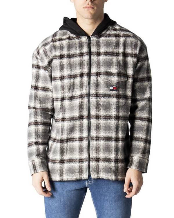 Tommy hilfiger jeans tommy hilfiger jeans felpa tjm hooded check ove