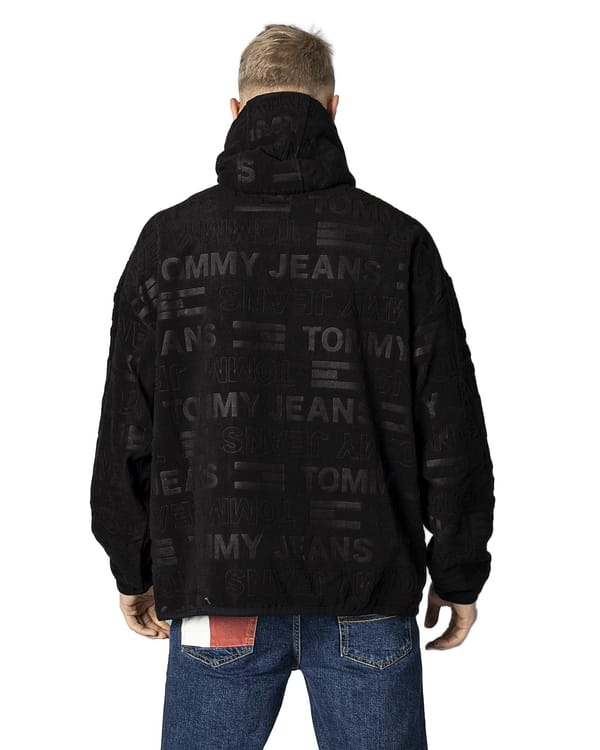Tommy hilfiger jeans felpa tjm aop half zip hoodie