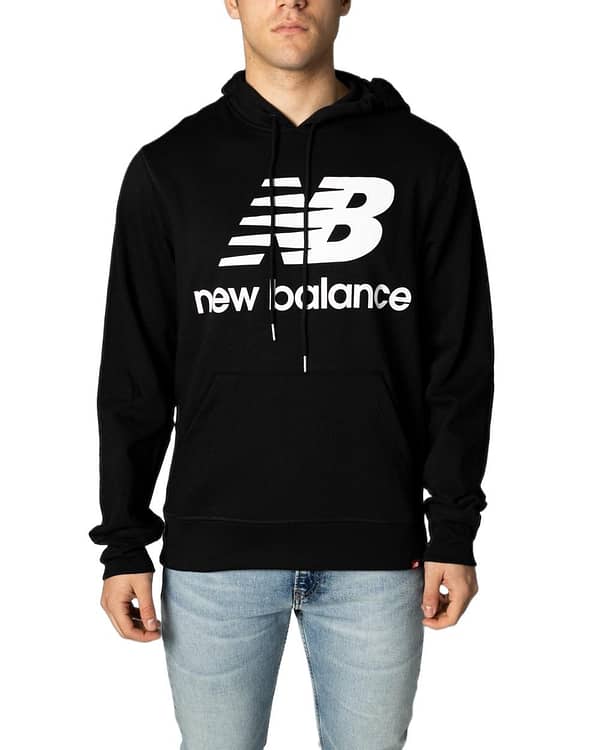 New balance new balance felpa essentials stacked logo po hoodie