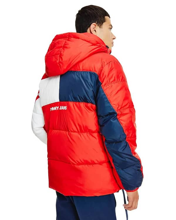 Tommy hilfiger jeans giubbotto back flag puffer