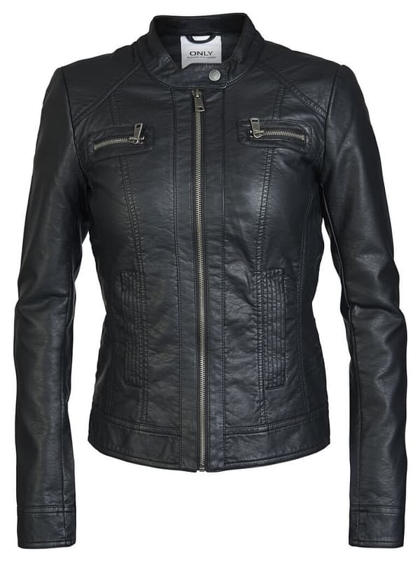 Only only giubbotto wh7-bandit_faux_leather_biker_noos_9
