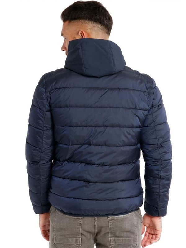 Blue nylon jacket