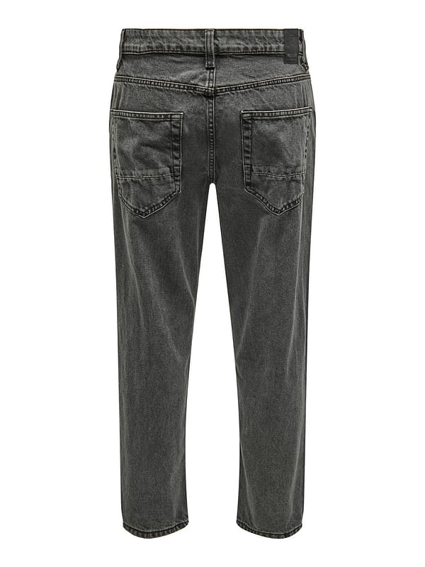 Only & sons jeans onsavi beam crop black wash pk 2852 noos