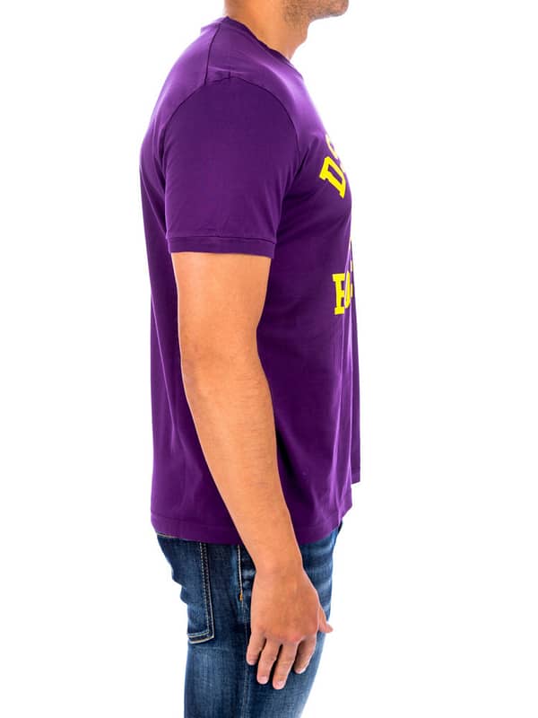 Purple cotton t-shirt