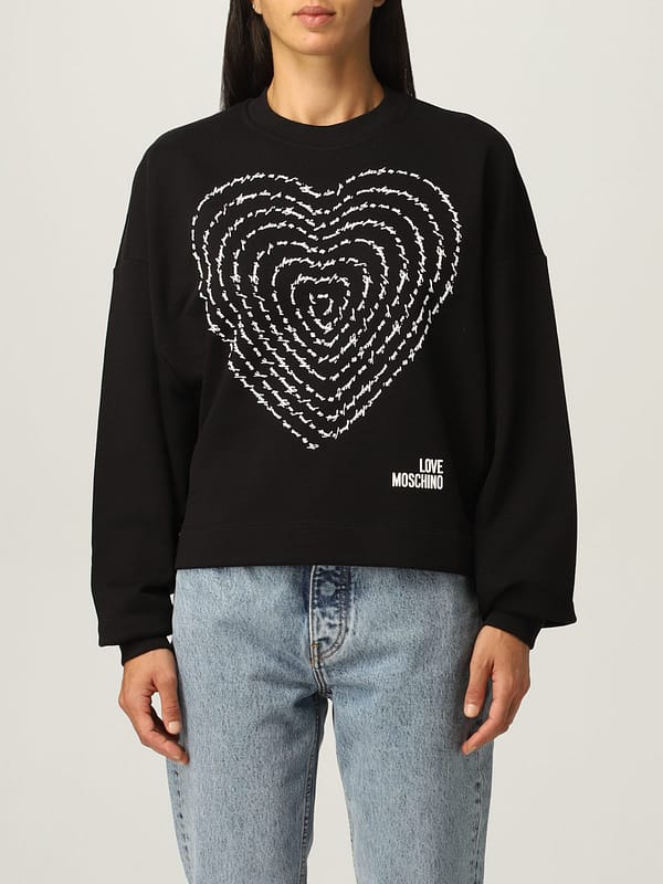 Love moschino black cotton sweater