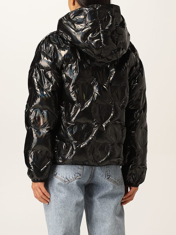 Black polyester jackets & coat