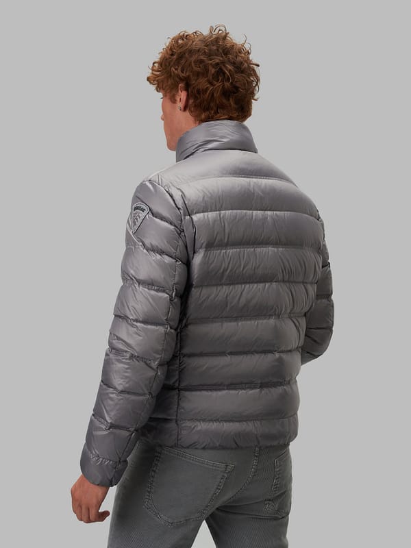 Gray nylon jacket