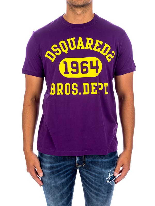Dsquared2 purple cotton t-shirt