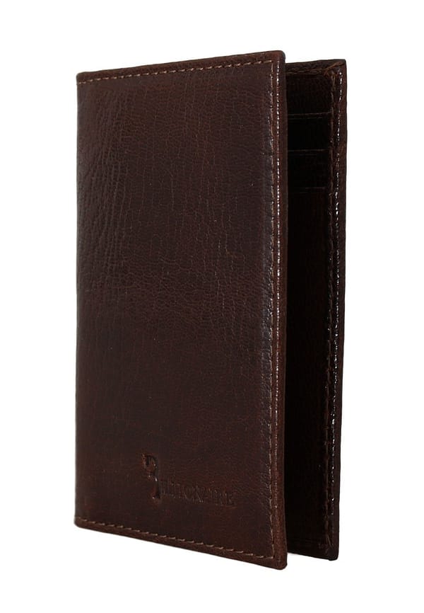 Billionaire italian couture brown leather bifold wallet