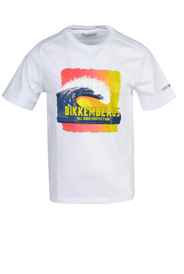 Bikkembergs bikkembergs t-shirt wh7_glx-839418_bianco