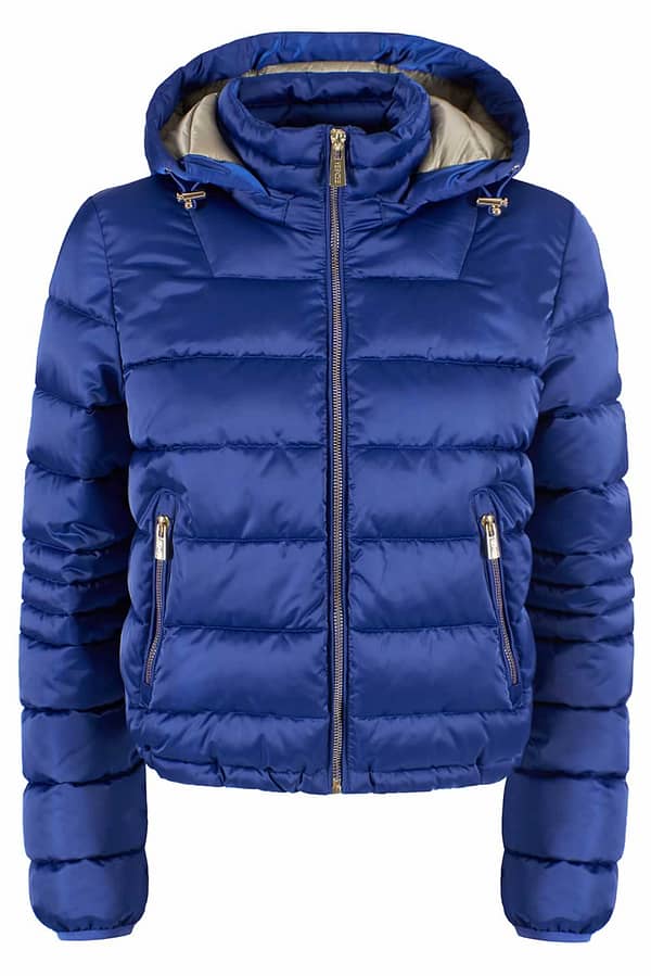 Yes zee blue polyester jackets & coat