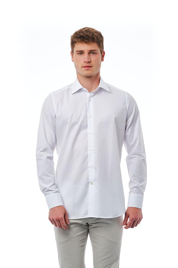 Bagutta white cotton shirt