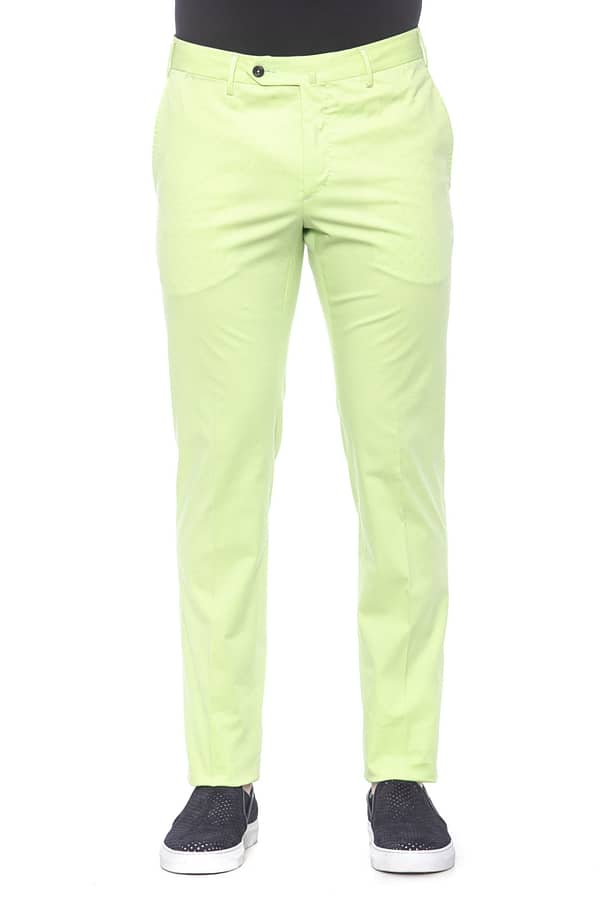 Pt torino green cotton jeans & pant