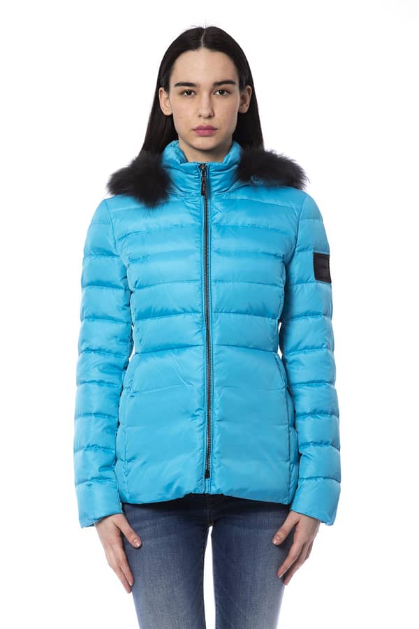 Byblos light blue polyester jackets & coat