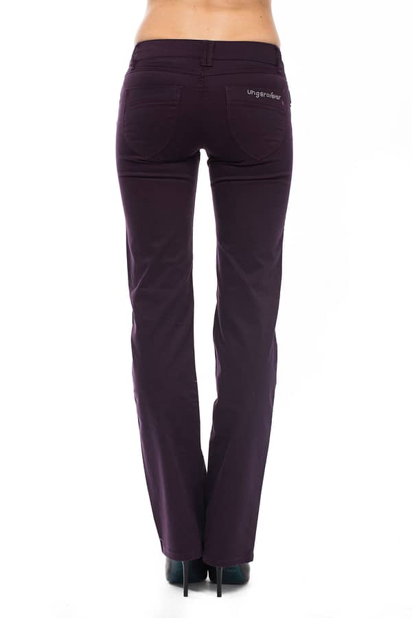 Violet cotton jeans & pant