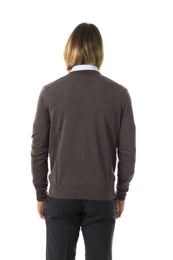 Gray merino wool sweater
